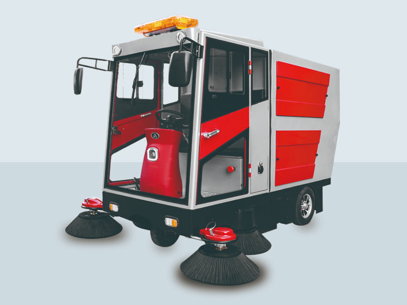 多功能扫地车带垃圾桶