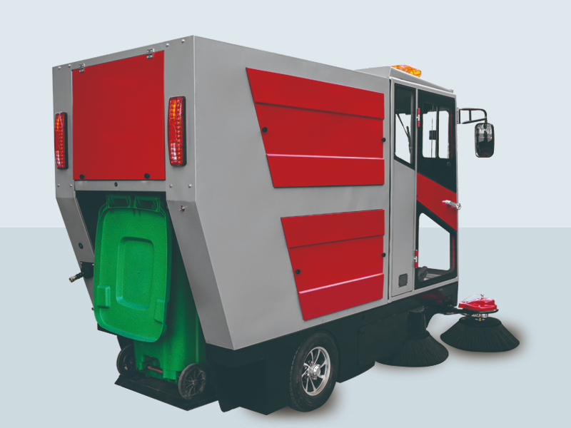 多功能扫地车带垃圾桶