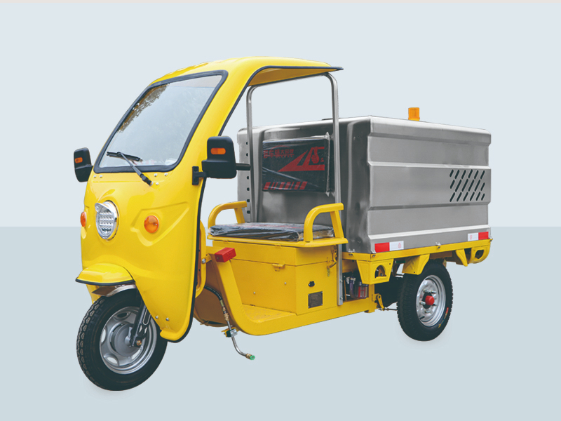 三轮带棚高压清洗车